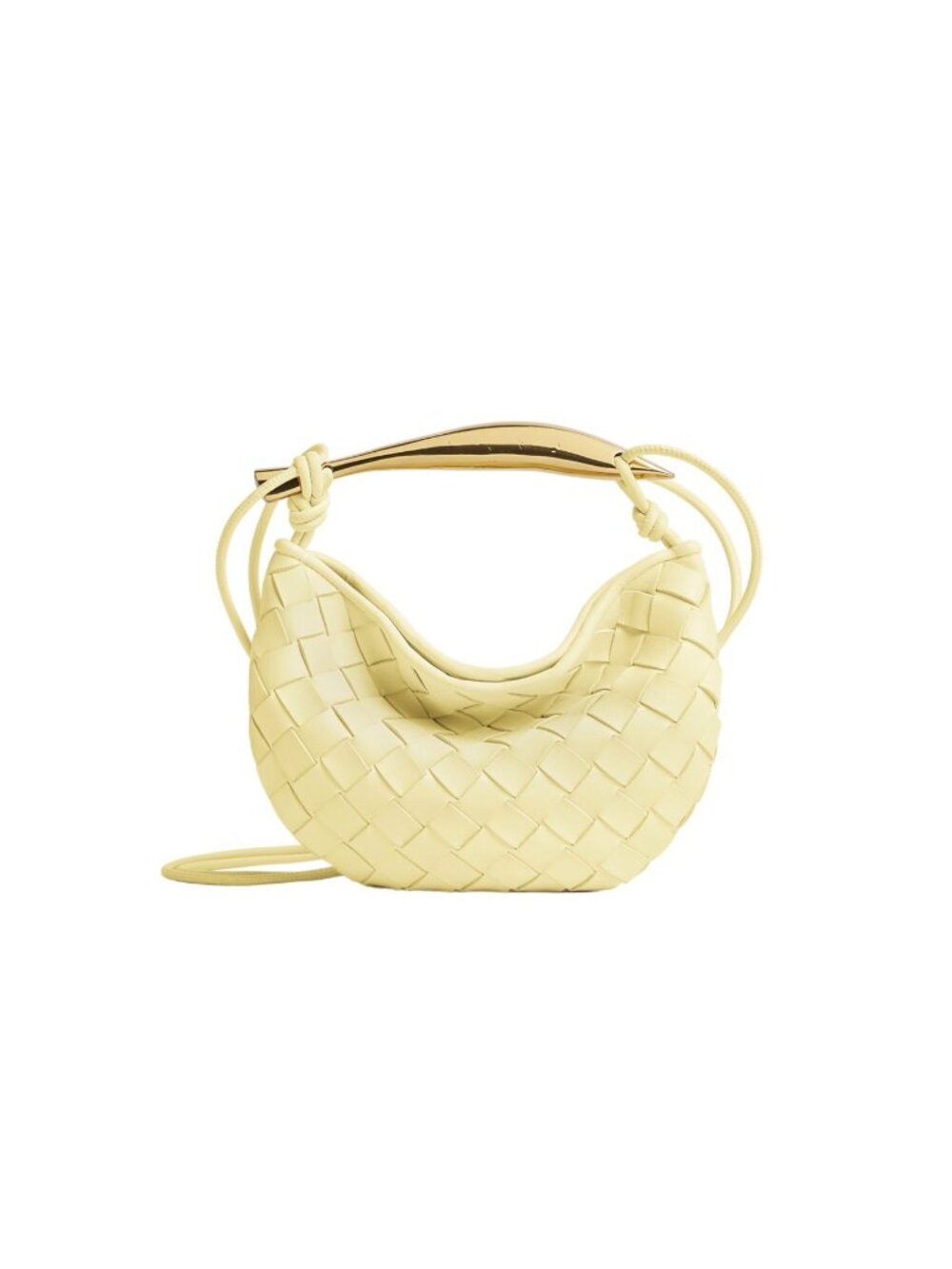 Bottega Veneta Mini Sardine Cross-body/Handle Bag Ice Cream 744267